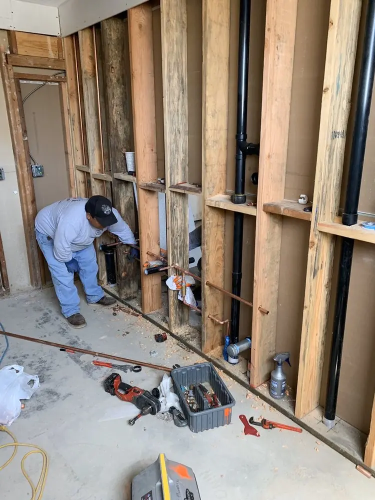 Commercial rough-in plumbing for Water Heater Replacement in Wolf Creek